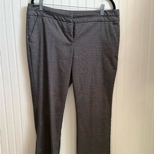 New York & Company Black and Grey Patterned Trousers